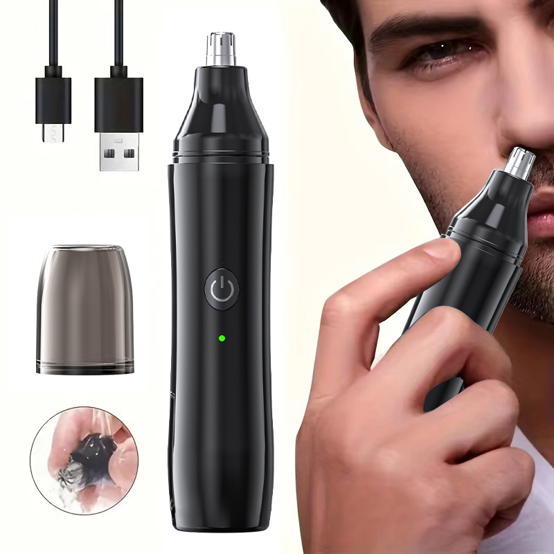 Men'S Grooming Nose Hair Trimmer - 充電式鼻毛トリマーと男性用顔の毛の除去器 鼻毛シェーバー 鼻のクリアランス用 - ポータブルグルーミングツール
