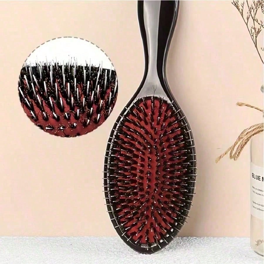 Men'S Grooming Options - プレミアムスカルプマッサージ用ヘアブラシ、携帯用ヘアケアアクセサリー（男性・女性用）、理髪店、自宅グルーミング、旅行用、ホリデーギフトにも最適