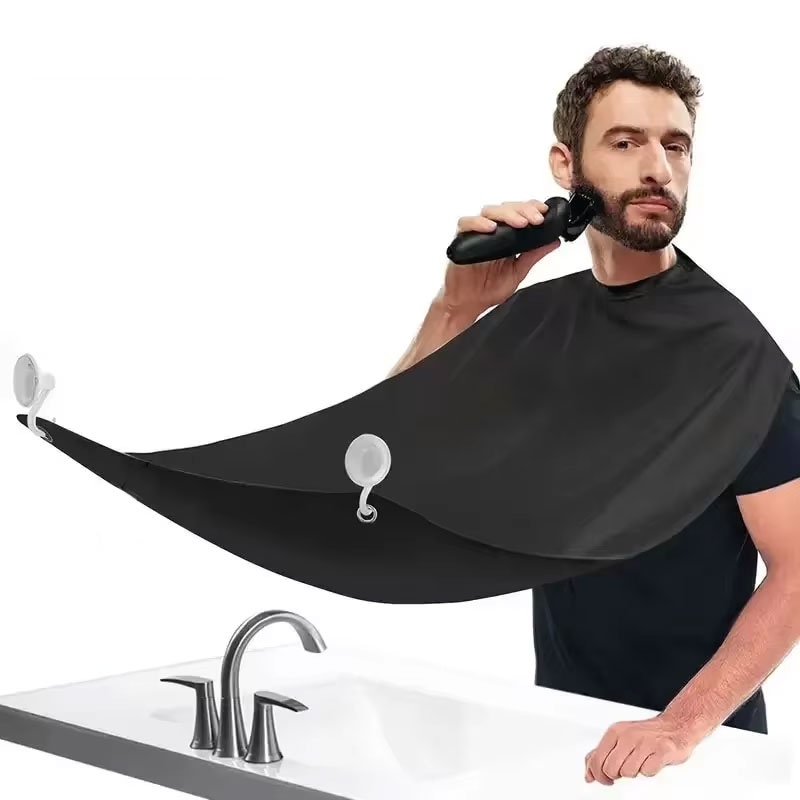 Men'S Grooming & Health Made Simple - 男性用ひげ剃りエプロン 防水グルーミングビブ ヘアクリッパーキャッチャー クリーンシェーブツール 衛生ギフト 男性向け