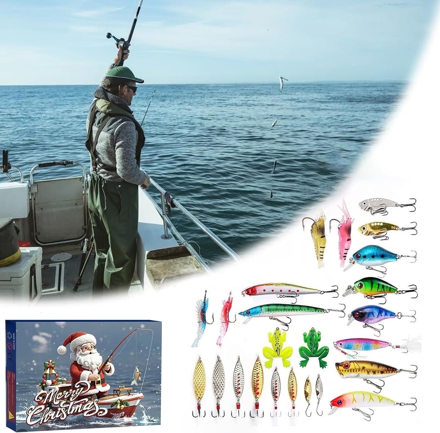 アドベントカレンダー 釣り クリスマス カウントダウン -  - Mens Grooming Advent Calendar のレビューと価格