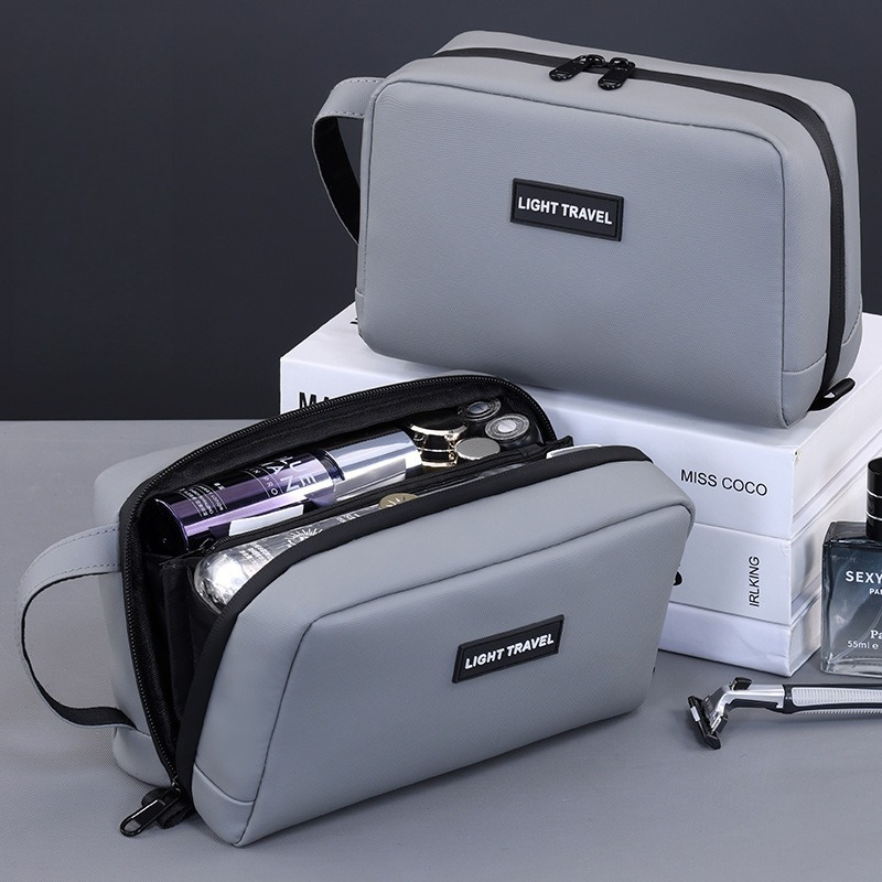 防水ハンドヘルドメイクアップバッグ、耐久性のある男性用トラベ - Mens Grooming Kit Case のレビューと価格