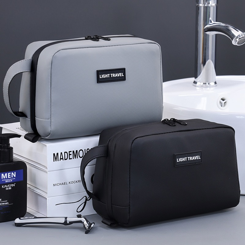 防水ハンドヘルドメイクアップバッグ、耐久性のある男性用トラベ - Mens Grooming Kit Case のレビューと価格