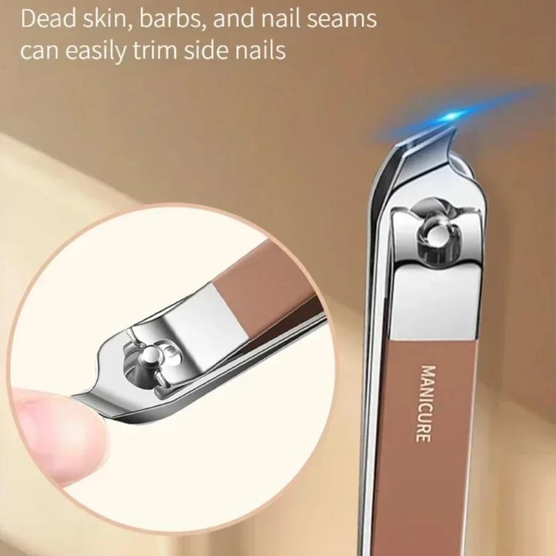 ネイルケアキット 飛沫防止マニキュアセット ステンレス鋼製爪 - Mens Grooming Kit Case のレビューと価格