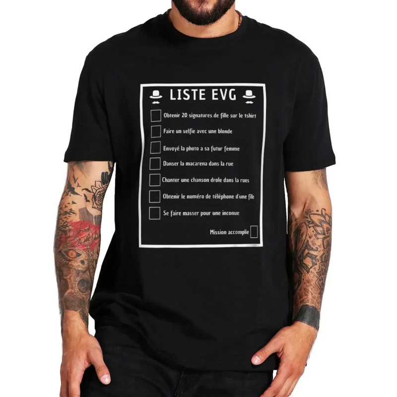 Liste EVG バチェラーパーティー Tシャツ男性面白い - Men'S Grooming List のレビューと価格