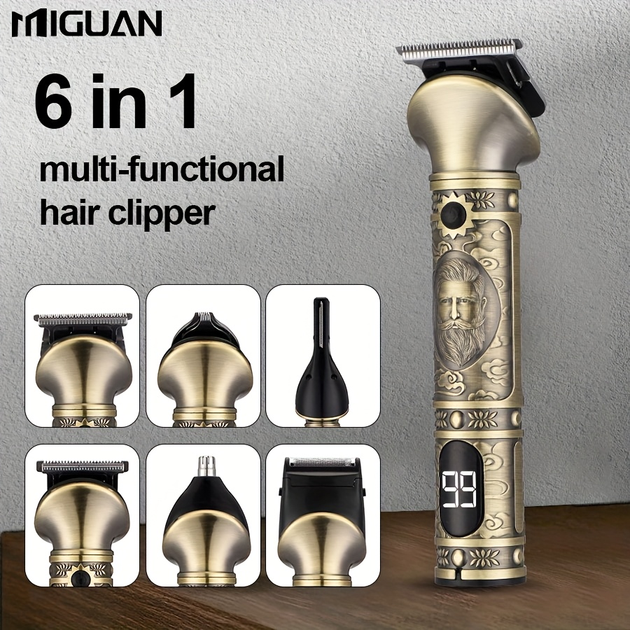 男性用バリカンと6-in-1髭トリマーセット、ヘアカット、フ - Men'S Grooming Nose Hair Trimmer のレビューと価格