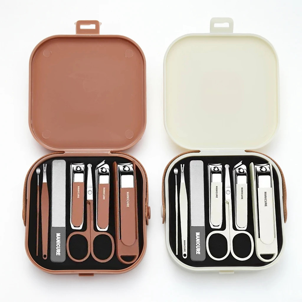ネイルケアキット 飛散防止マニキュアセット ステンレス製爪切 - Mens Grooming Kit Case のレビューと価格