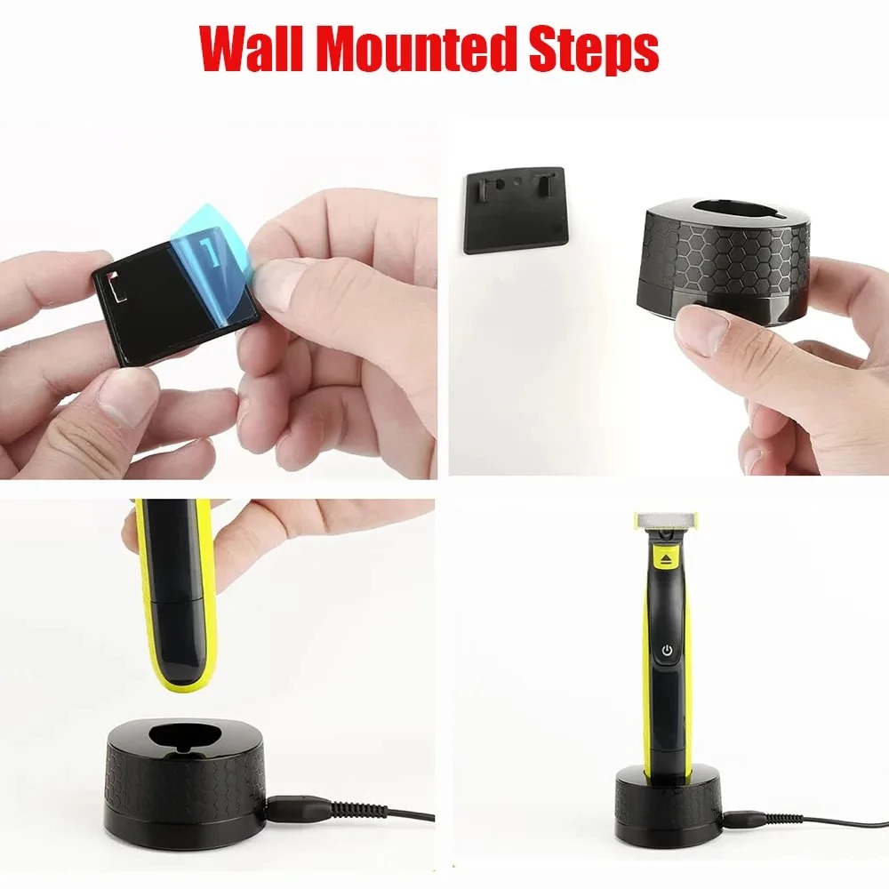新しい壁掛け式充電ベース充電器ホルダー フィリップス ノレル - Men'S Grooming Trimmer のレビューと価格