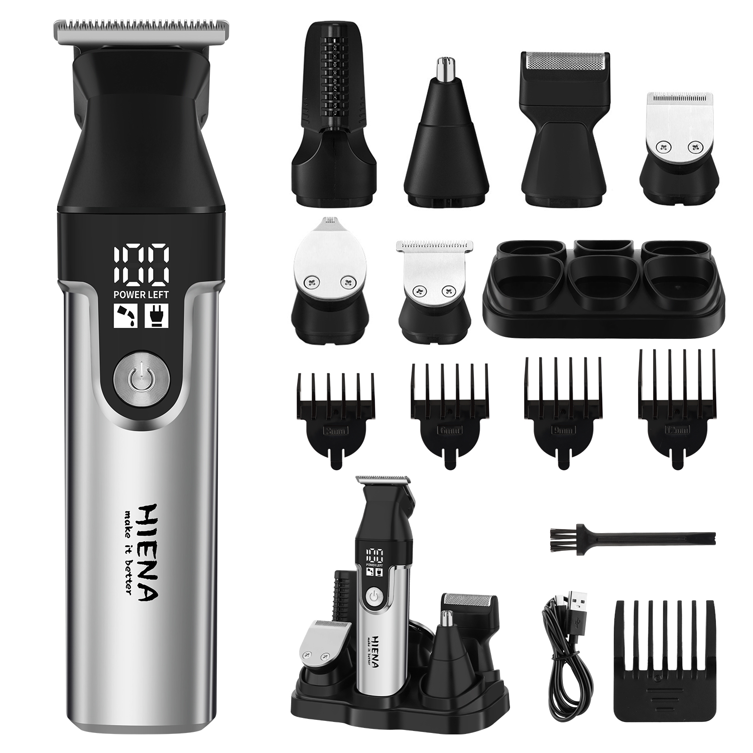HIENAプロフェッショナル多機能バリカンセット、R型調整可 - Men'S Grooming Nose Hair Trimmer のレビューと価格