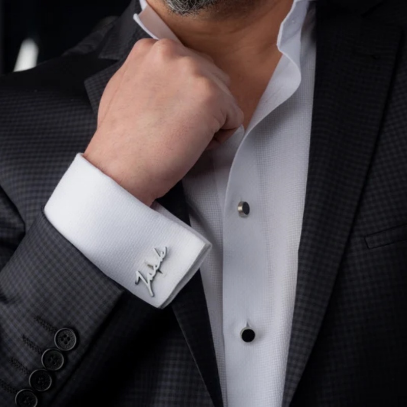 カスタムネームカフスボタン 18K金メッキステンレス鋼製 パ - Men'S Grooming & Health Made Simple のレビューと価格
