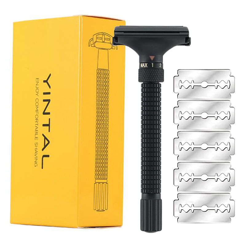 調整可能な精密メンズカミソリ - 両刃安全バタフライ真鍮メタ - Men'S Grooming Blade のレビューと価格