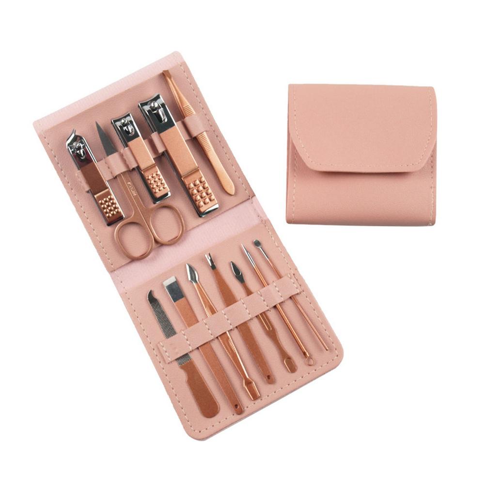 旅行ミニマニキュアセットネイルクリッパーセット16で1ステン - Mens Grooming Kit Case のレビューと価格