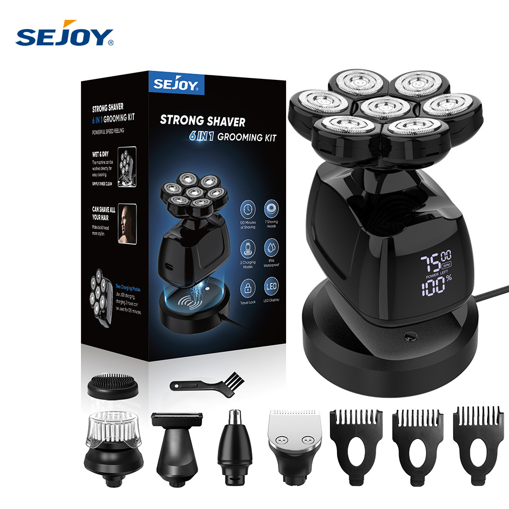 SEJOY 多機能 7D ヘッドシェーバー 薄毛男性用 6- - Men'S Grooming Nose Hair Trimmer のレビューと価格